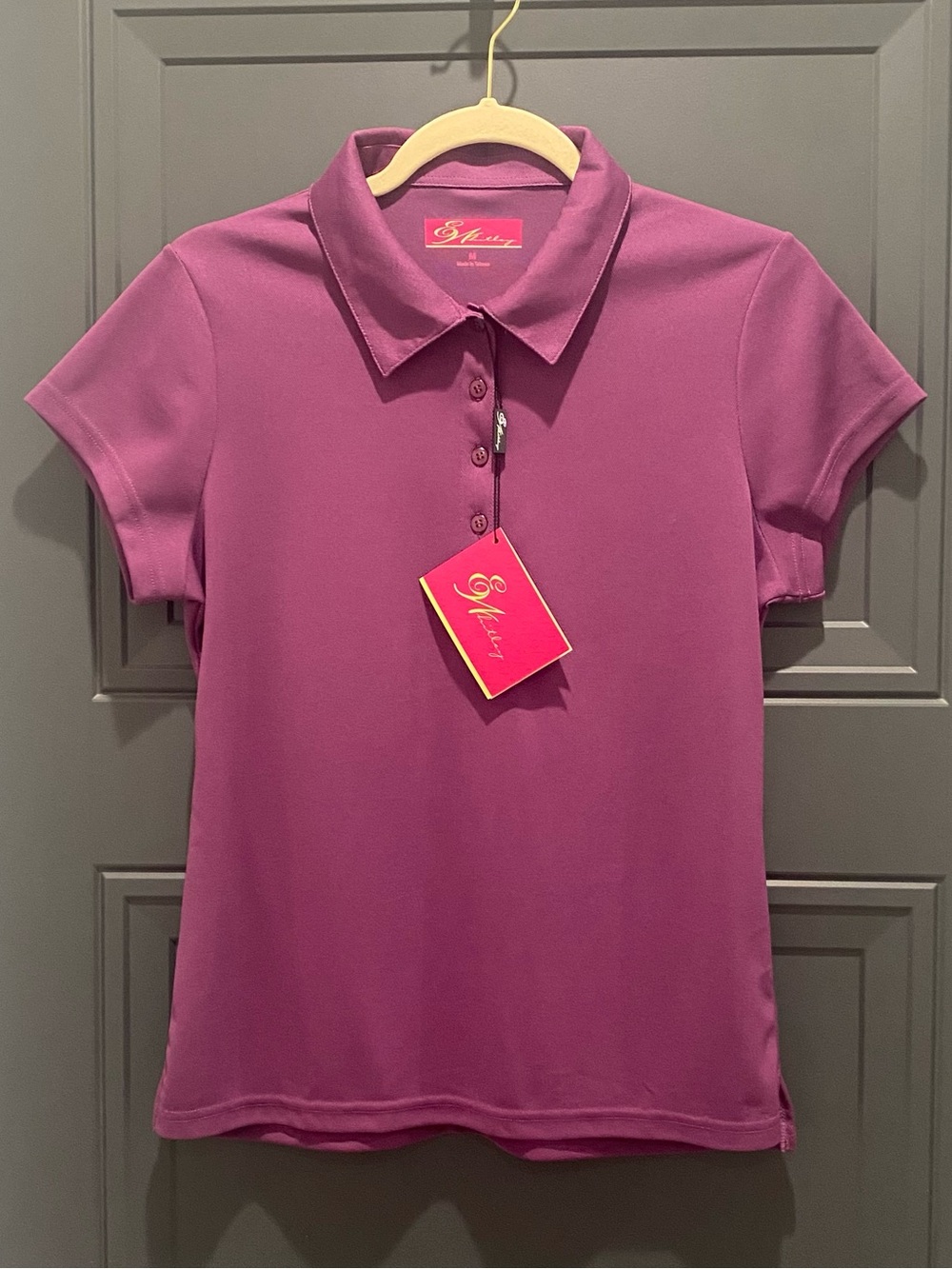NEW E.Whitley Short Sleeve Golf Polo Size Medium